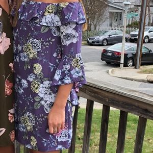 Floral Off the Shoulder Dress